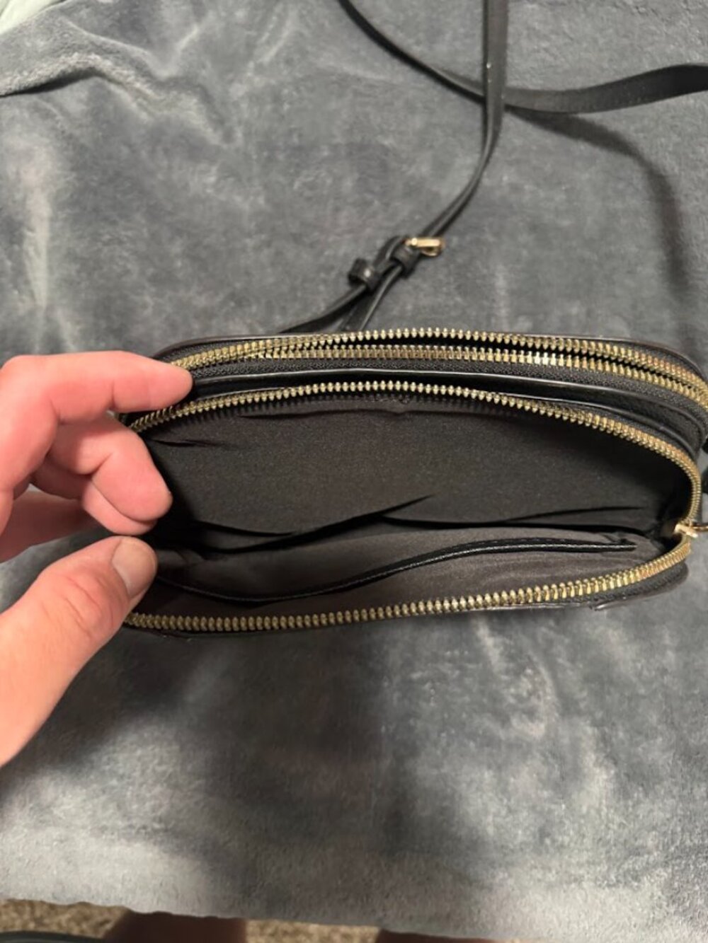 Nine West Cyra A crossbody hazel and brown logo bag - Picture 3 of 5